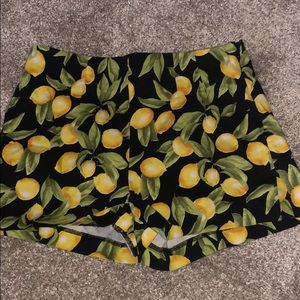 Forever 21 Lemon Shorts